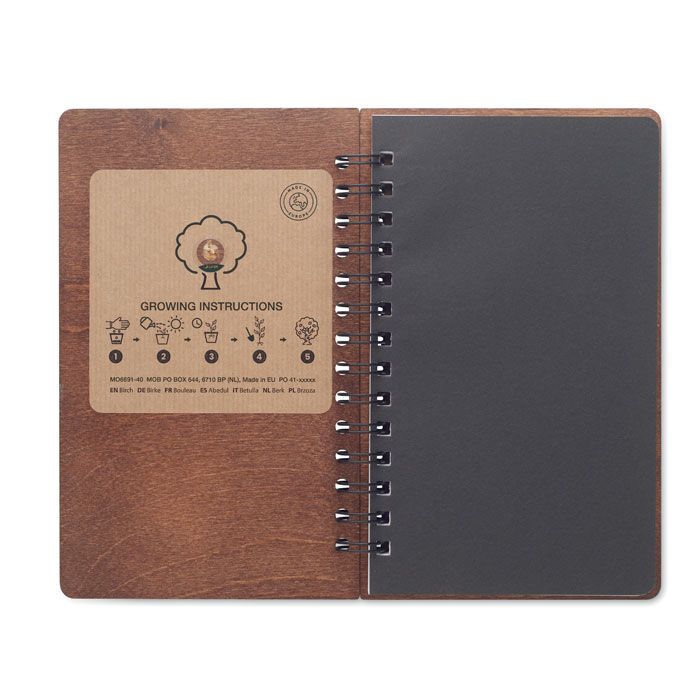 DIN A5 Notizbuch GROWBOOK™ SAVAGE - braun-763