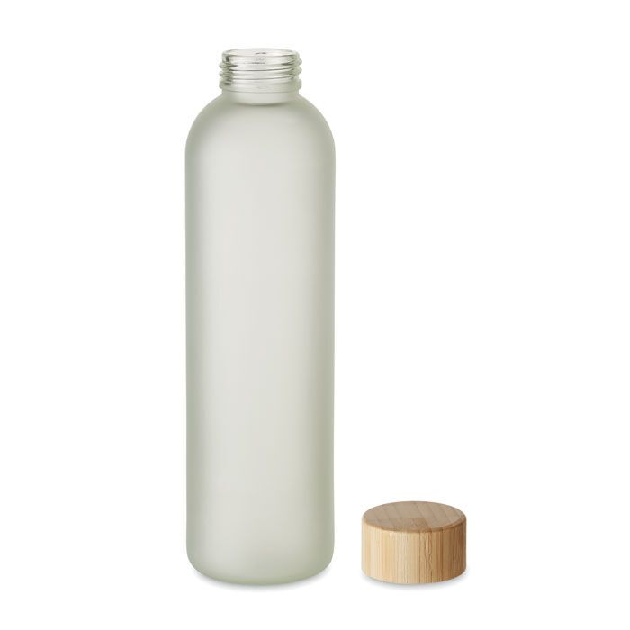 Glasflasche Subli 650ml LOM - transparent weiß-357