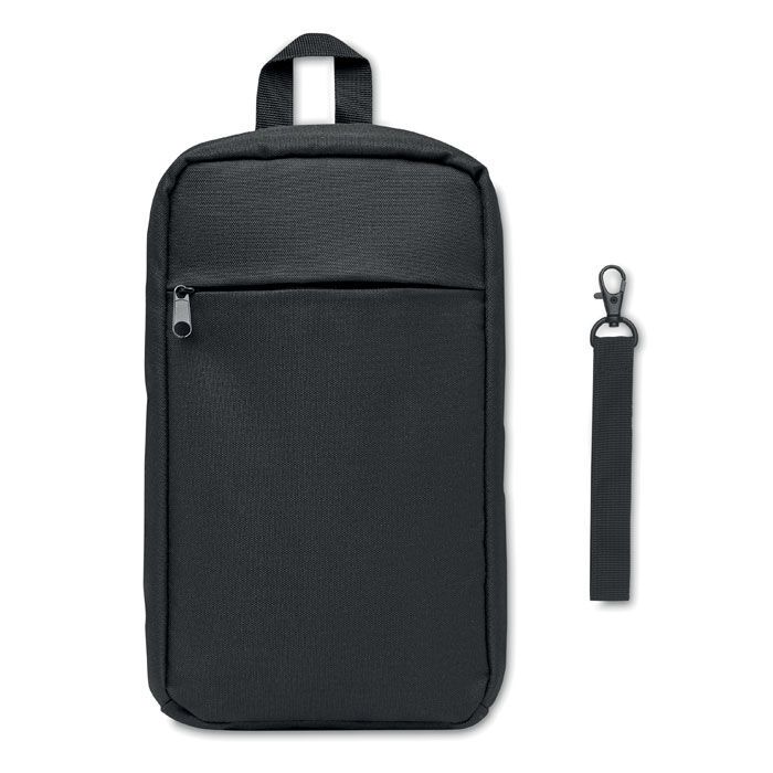 Crossbody-Tasche 600D RPET CEBAG - schwarz-780