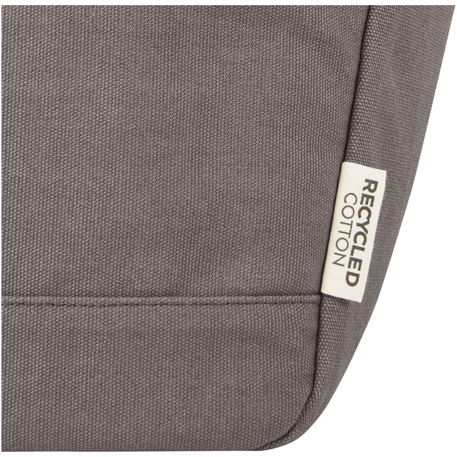 Joey GRS-recycelte Canvas Lunch Kühltasche 6 L für 9 Dosen - grau-114