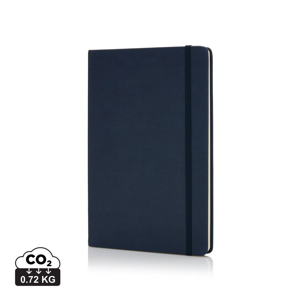 Deluxe Hardcover PU A5 Notizbuch - navy blau-757