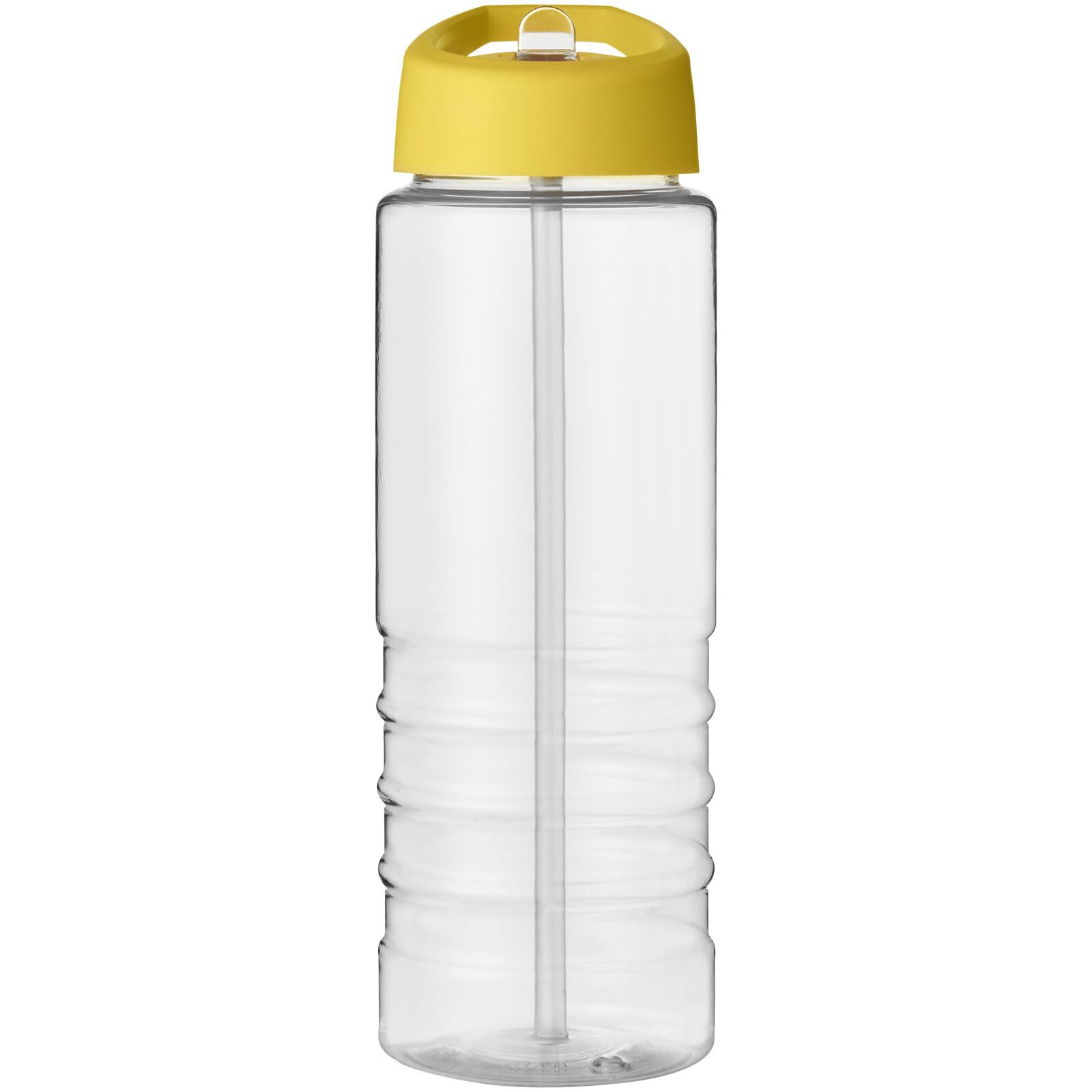 H2O Active Treble 750 ml Sportflasche mit Ausgussdeckel - transparent -  gelb-237