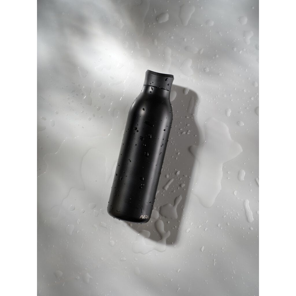 Avira Alok 360 Klick-Wasserflasche aus RCS rec. Stahl, 600ml - schwarz-352