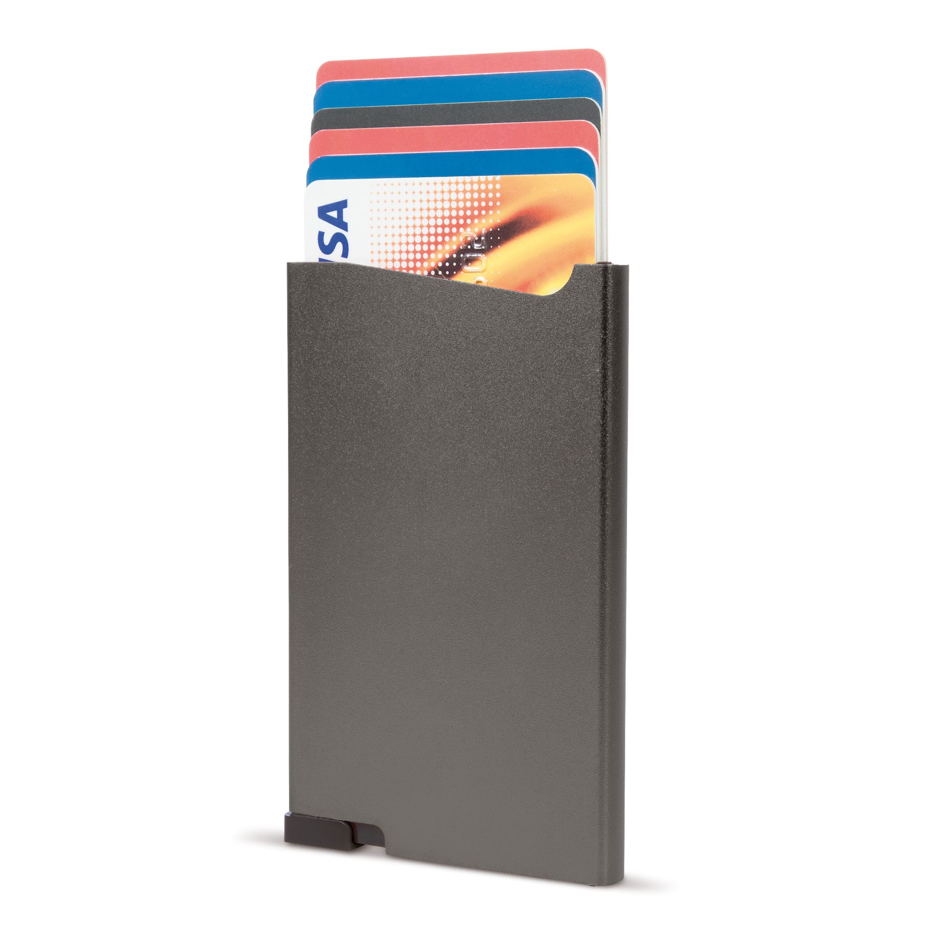 Aluminium Kartenhalter - gun metal - dark-556