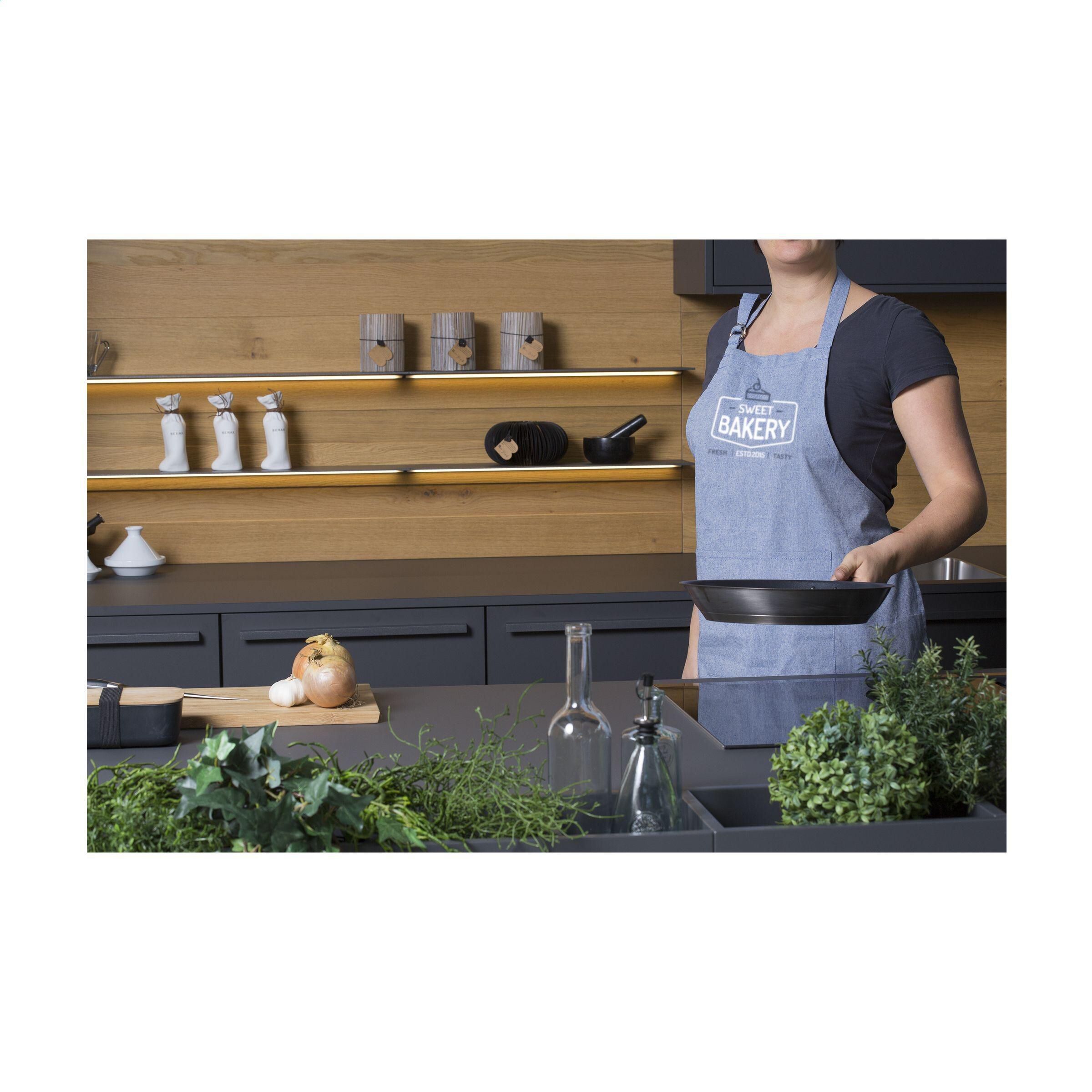 Cocina GRS Recycled Cotton (160 g/m²) Schürze - blau-99