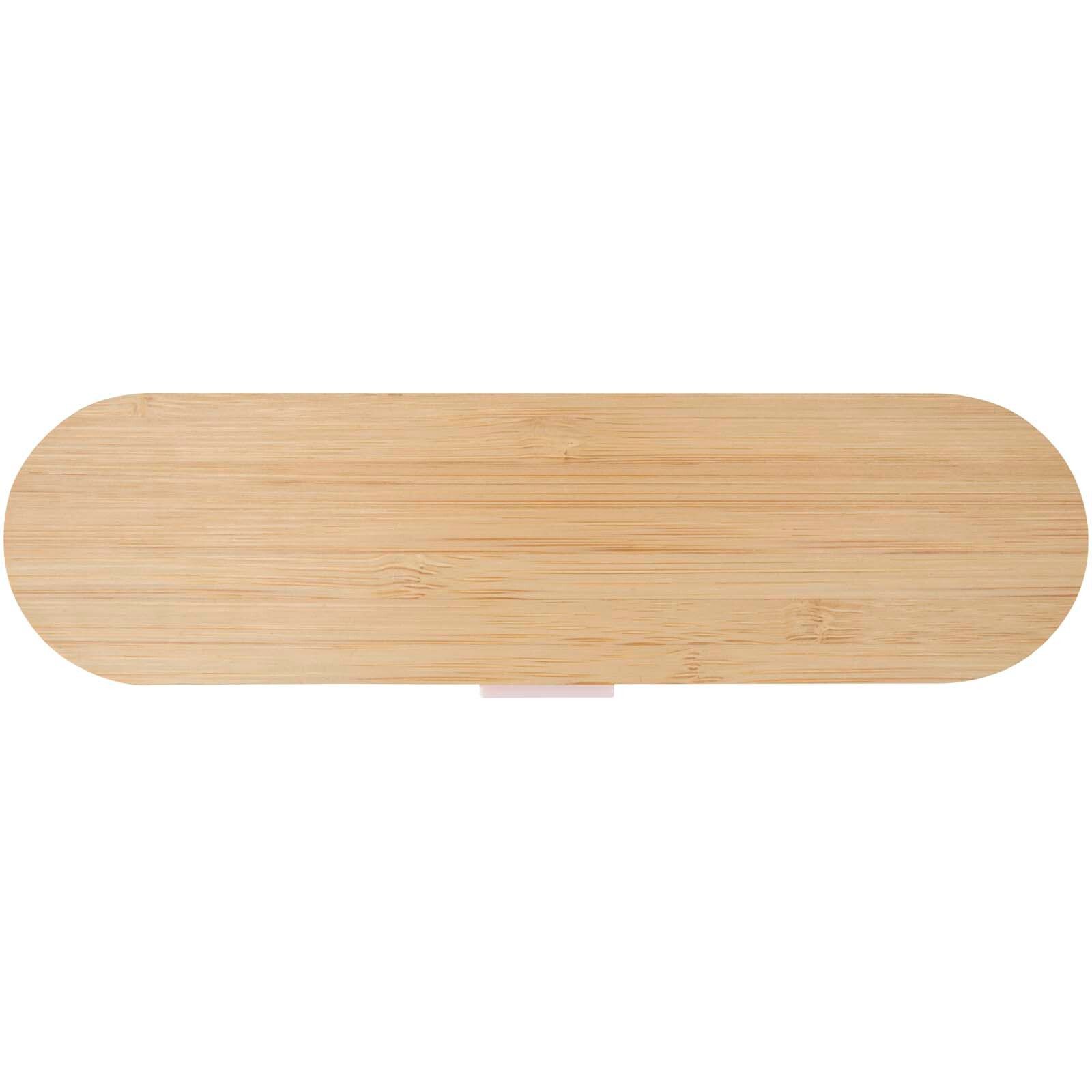Runa Besteckset mit Bambusdeckel - hellrosa-209
