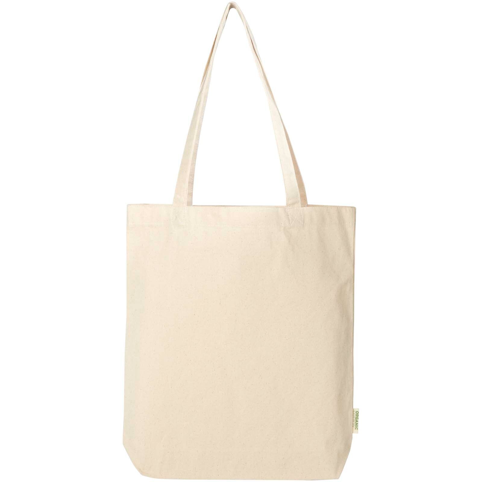 Odisha 180 g/m² OCS Bio-Tragetasche mit breitem Boden 11L - natur-461