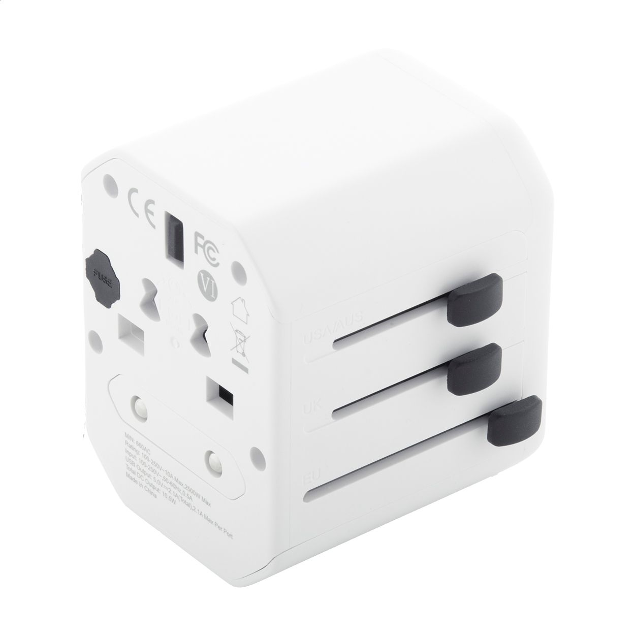 Reiseadapter Jetsetter - weiß-937