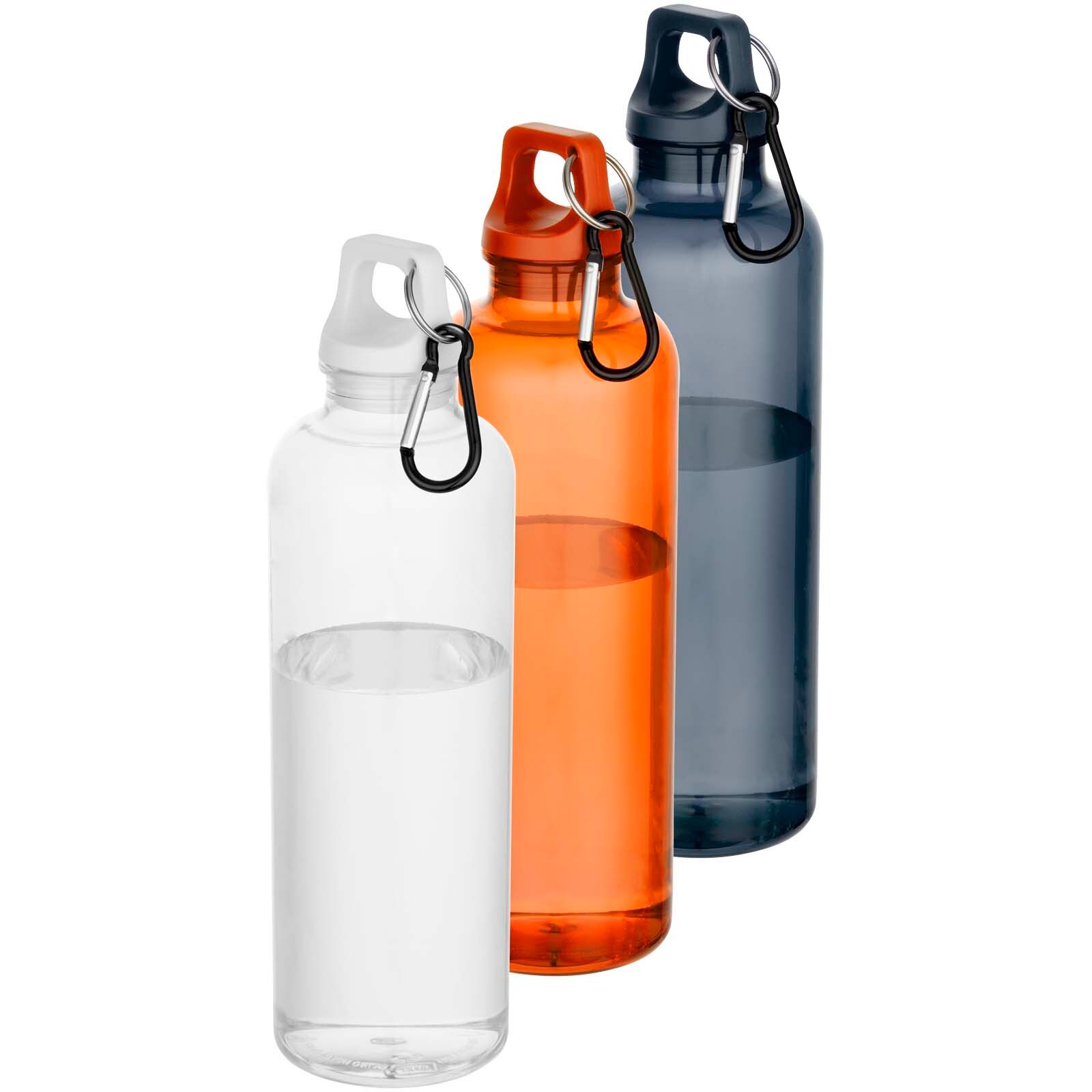 Oregon 750 ml RCS-zertifizierte Trinkflasche aus recyceltem Kunststoff mit Karabinerhaken - orange-354
