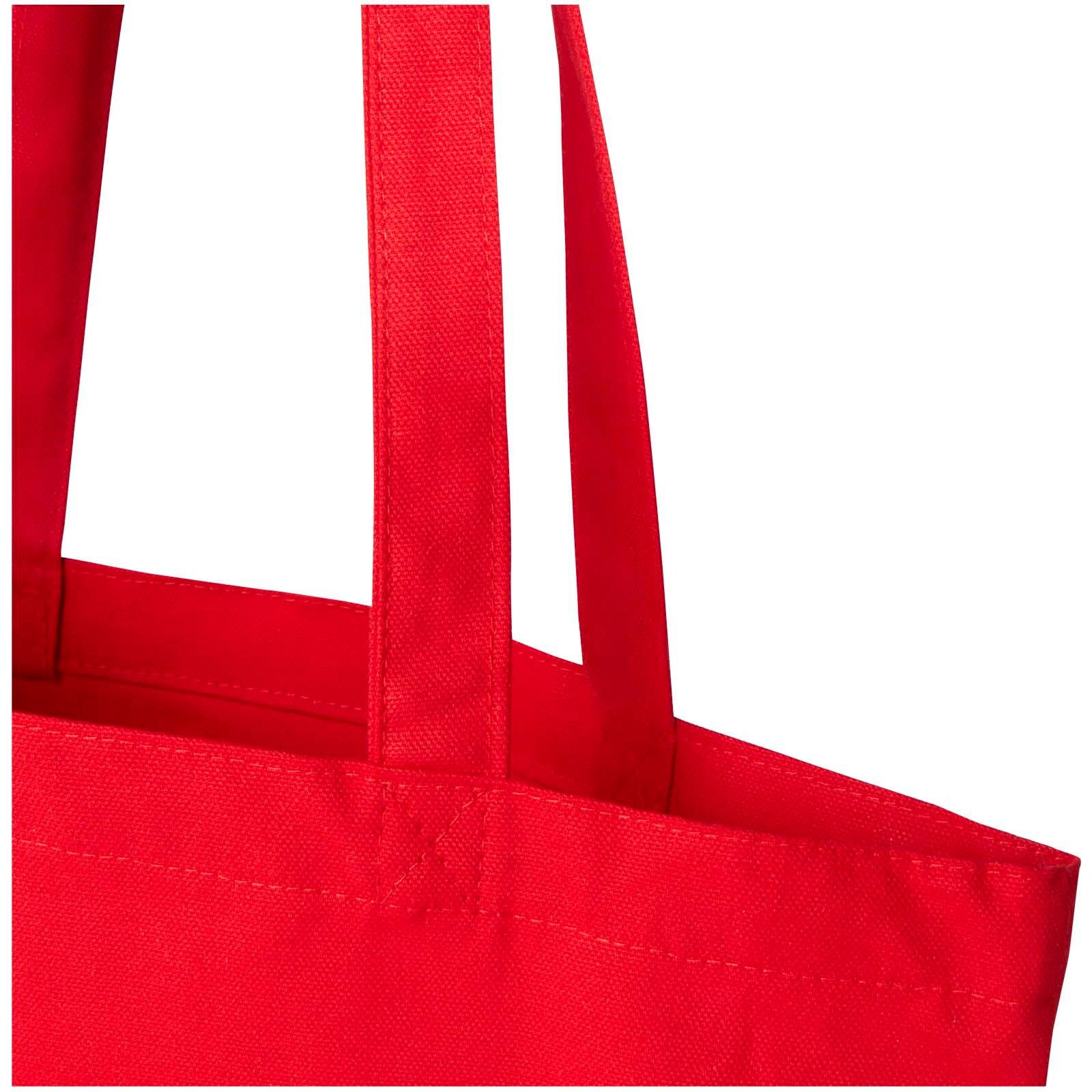 Odisha 180 g/m² OCS Bio-Tragetasche mit breitem Boden 11L - rot-791
