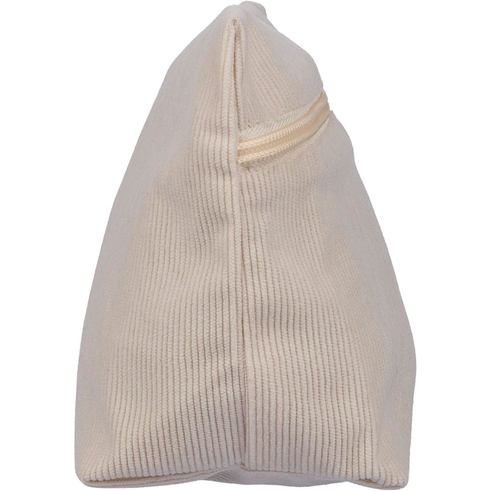 Kosmetiktasche aus Cord mit Reißverschluss Tia - grau-551