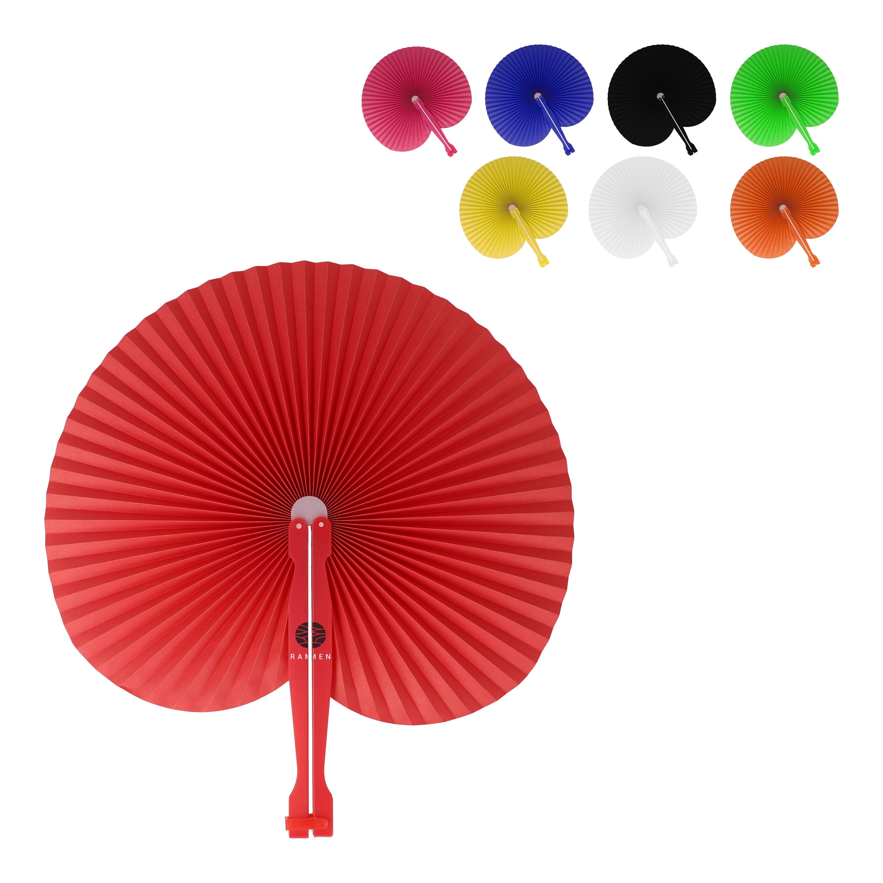 Mini faltbarer Handfächer - gelb-331