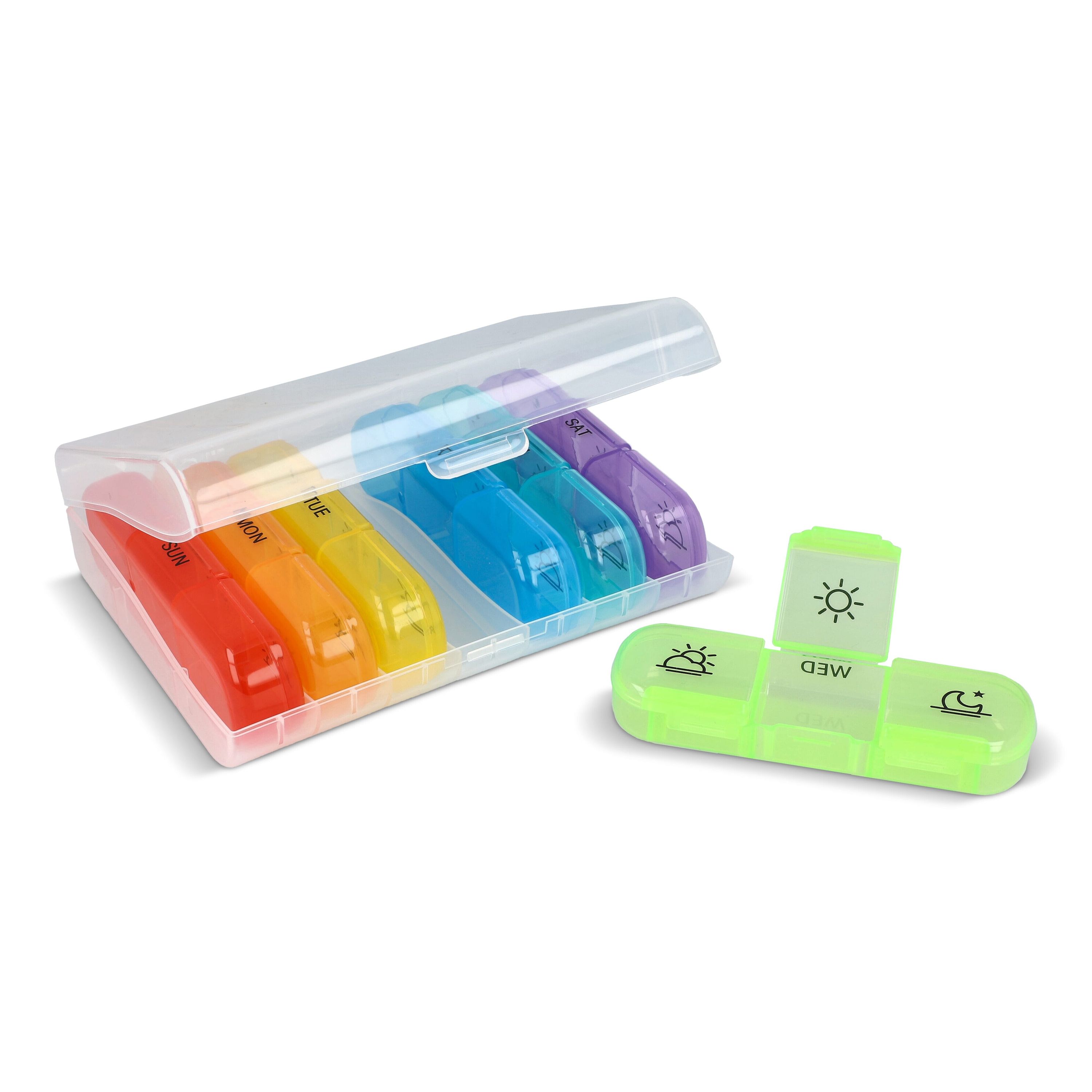 7-Tage-Pillendose Joseph - neon sortiment-907