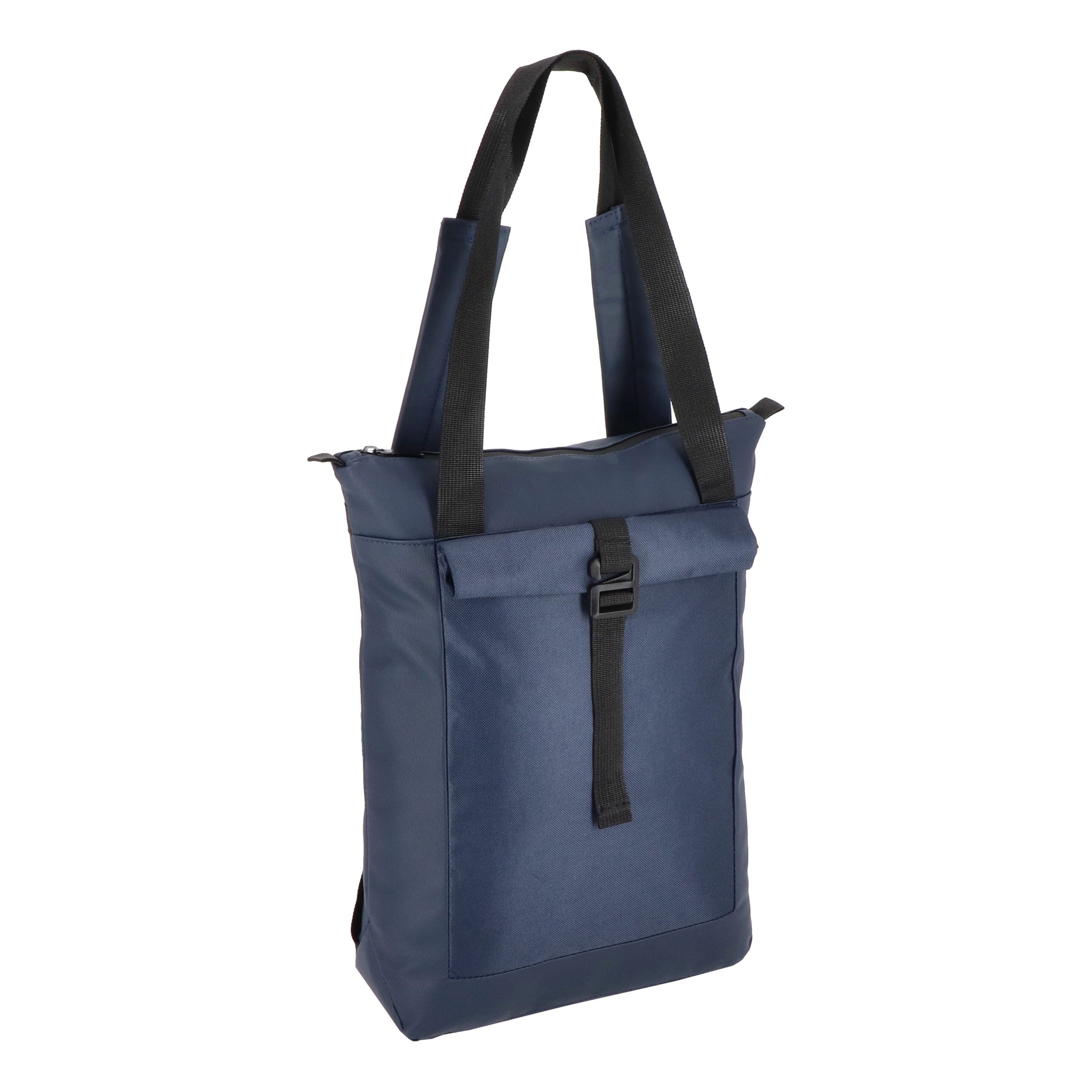 rPET 600D Navi Laptop-Rucksack 36 x 40 x 10 cm - dunkelblau-208