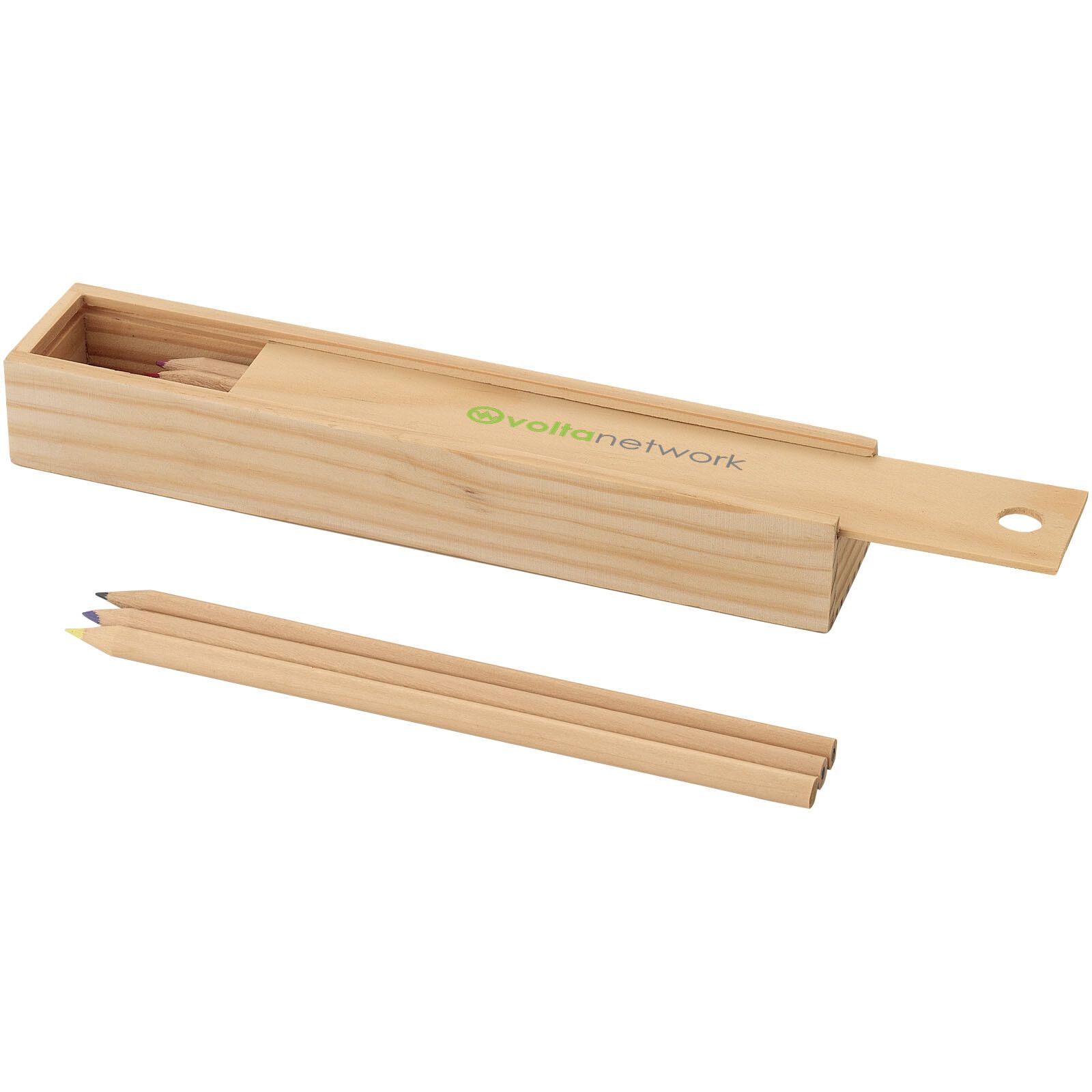 12 teiliges Buntstifteset - natur-969