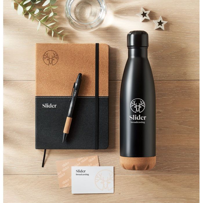Geschenk-Set 3-teilig CADEAU - schwarz-872