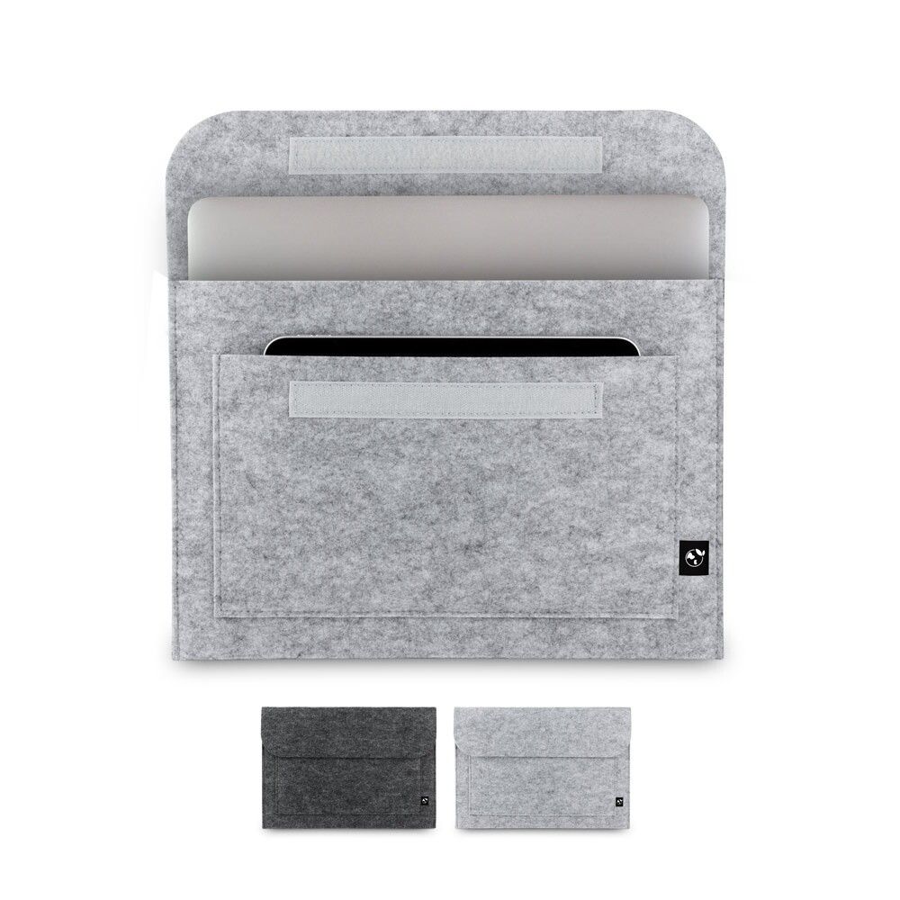 FELPY SLEEVE Laptoptasche aus recyceltem Filz (100% rPET) - hellgrau-770