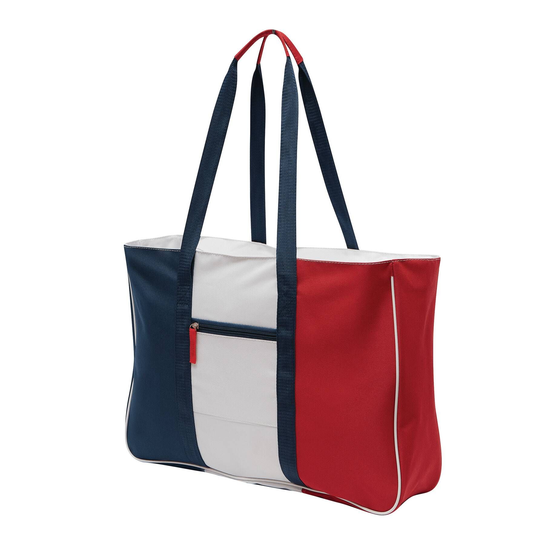 Strandtasche MARINA SAND - blau - rot - weiß-163