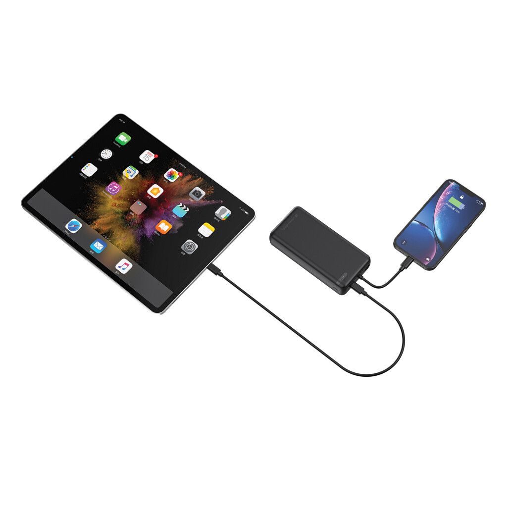 Urban Vitamin Menlo Park RCS rPlastik 20000 20W PD Powerbank - schwarz-594