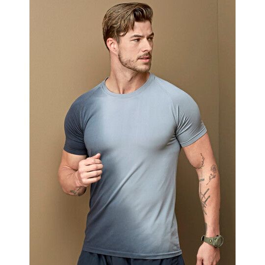 Seamless Sports-T - blue midnight dip-92