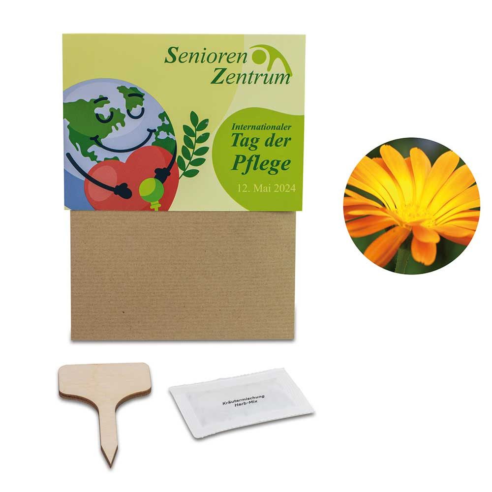 Pflanz-Set - 2er-Set - Ringelblume / Vergissmeinnicht-553