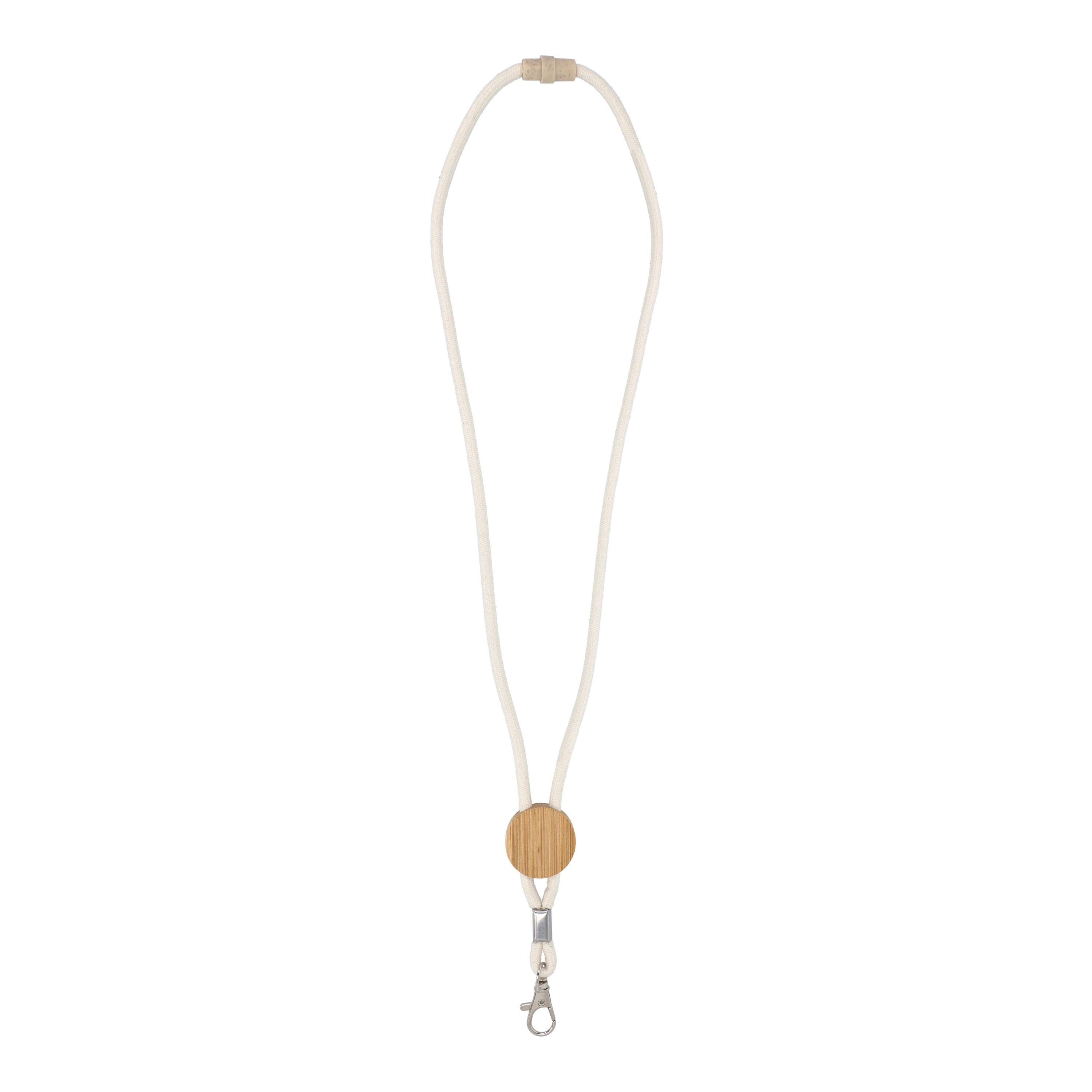 Baumwollkordel Lanyard - natur-467