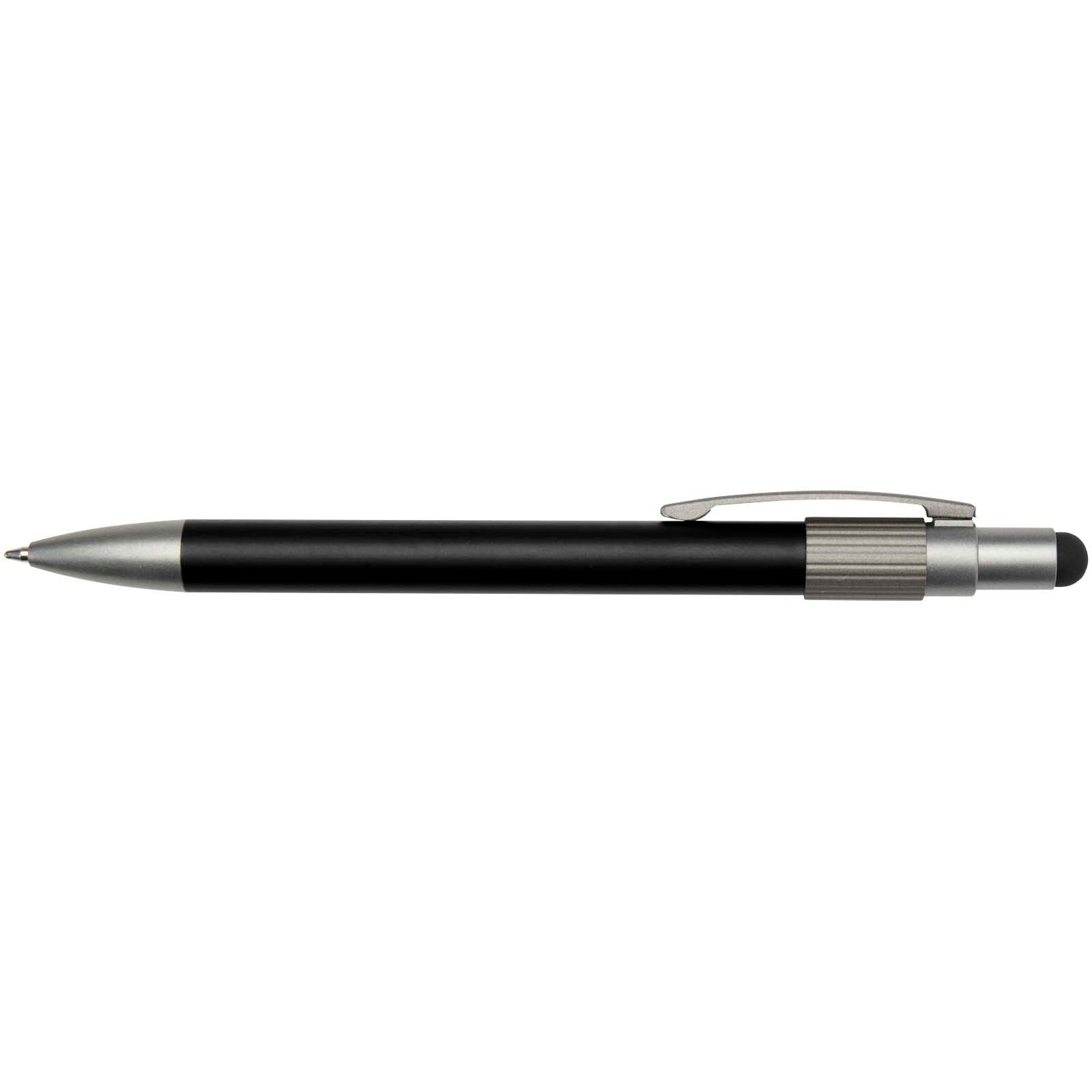 Rill RCS recycelter Kugelschreiber mit Stylus und Fidget Spinner (schwarze Mine) - schwarz-99