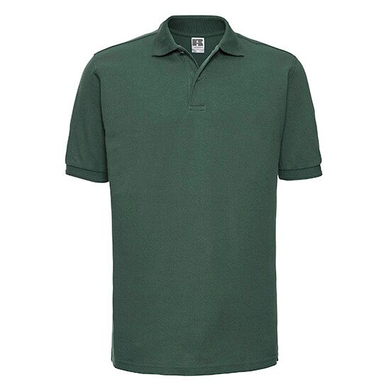 Hardwearing Polycotton Polo - bottle green - 4XL-210