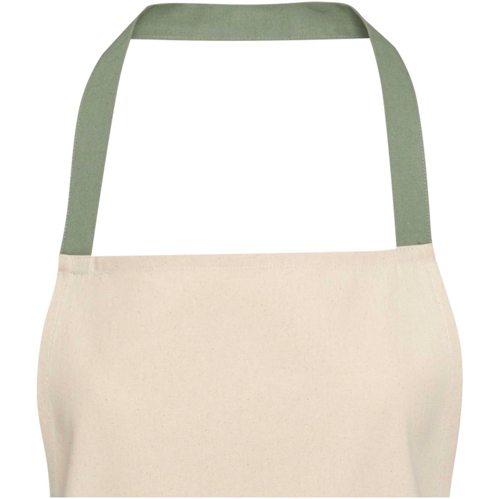 Nia 200 g/m² Schürze aus recycelter Baumwolle - heather grün-887