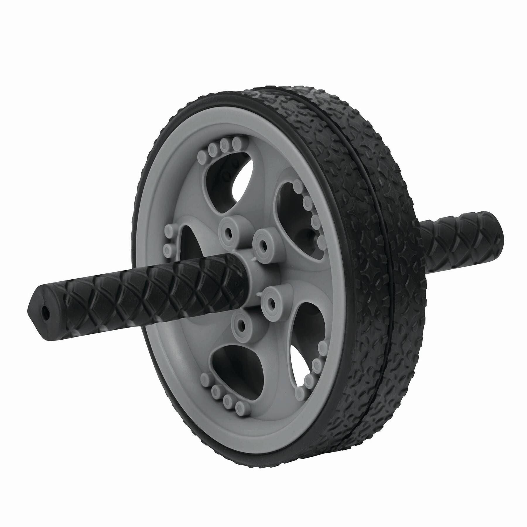 Bauchmuskeltrainer SPORT WHEEL - grau - schwarz-24
