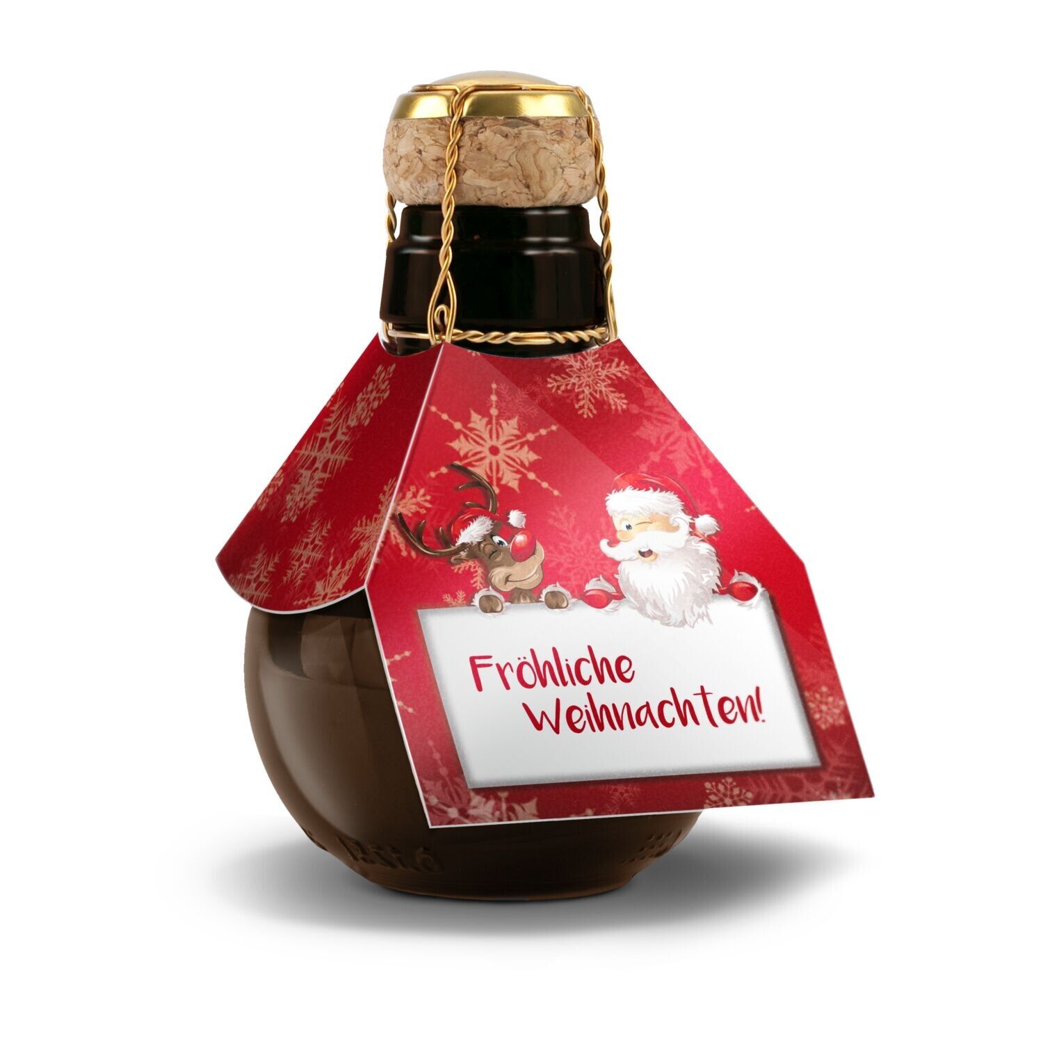 Geschenkset Kleinste Sektflasche: Fröhliche Weihnachten-489