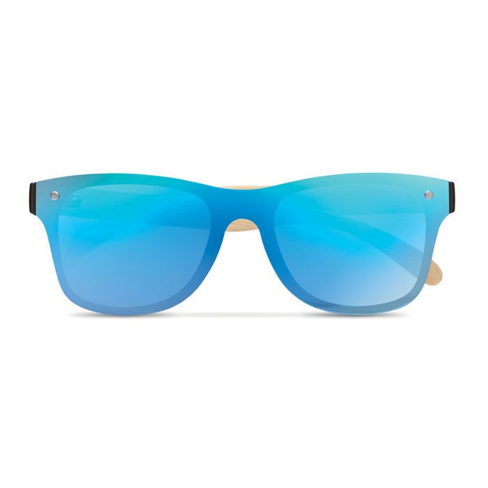 Sonnenbrille mit Bambus ALOHA - blau-706