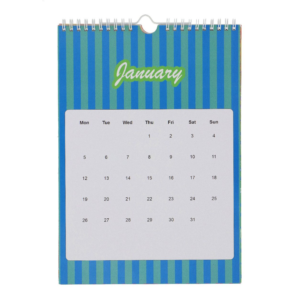 CreaDate Wall A4 Individueller Wandkalender - weiß-999