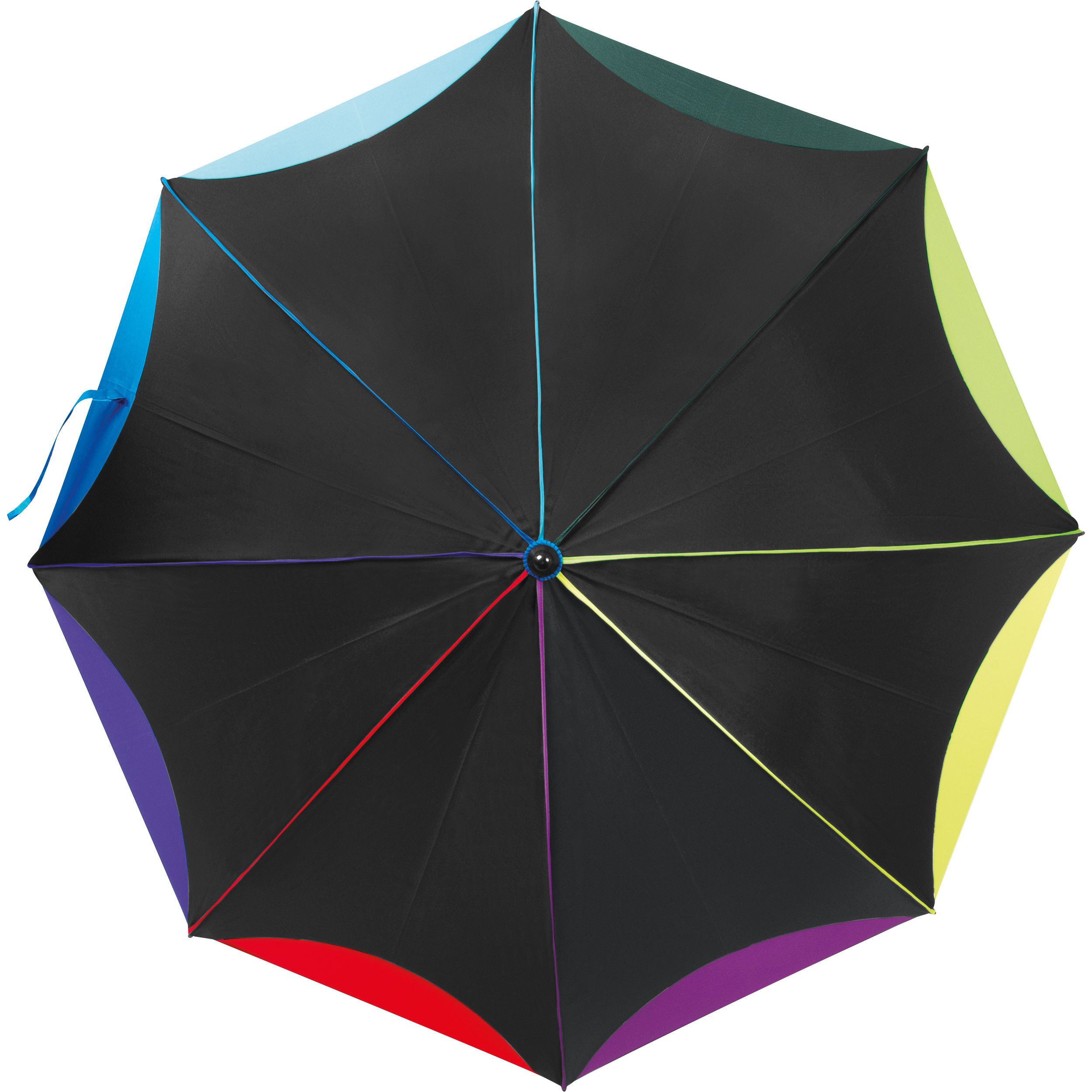 Automatik Regenschirm in Regenbogefarben - bunt-217