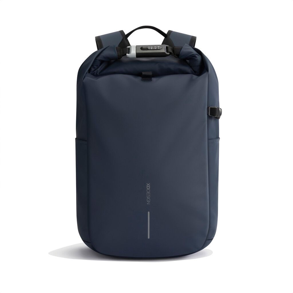 Urban wasserabweisender Anti-Diebstahl Rucksack - navy blau-99