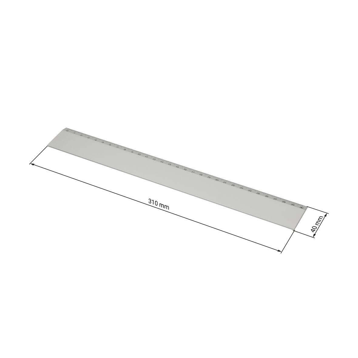 Lineal Metall - silber-466