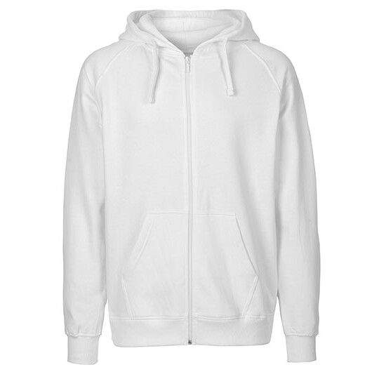 Men´s Zip Hoodie - white-564