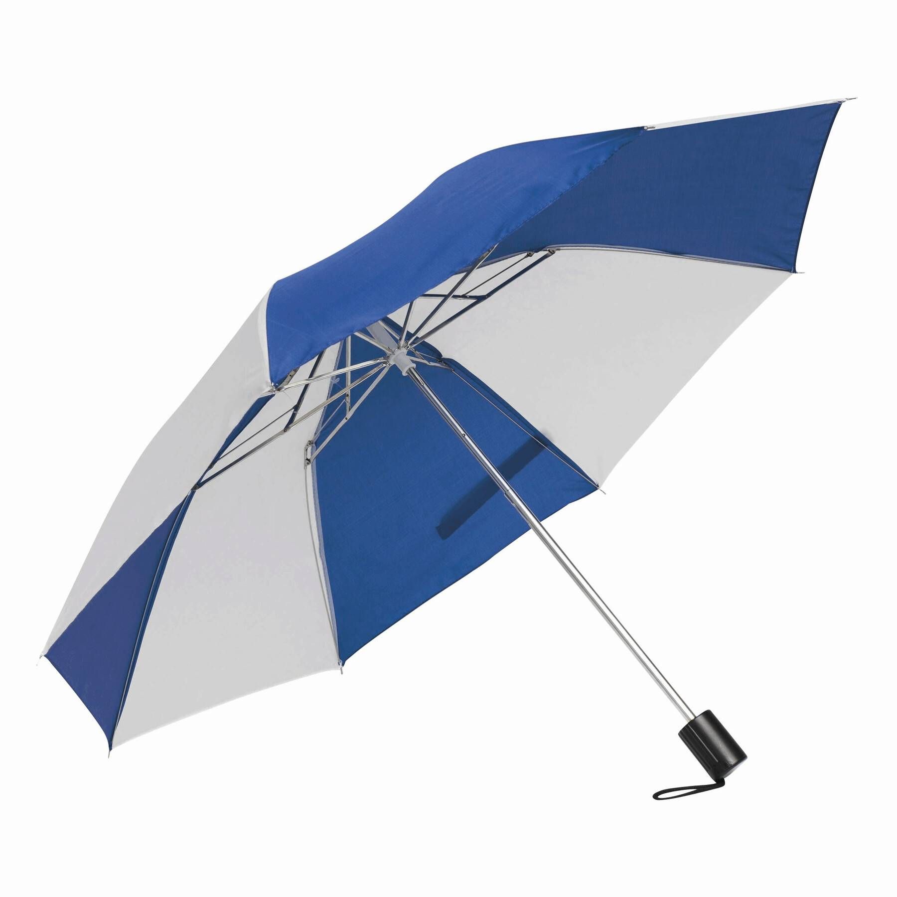 Taschenschirm REGULAR - blau - weiß-862