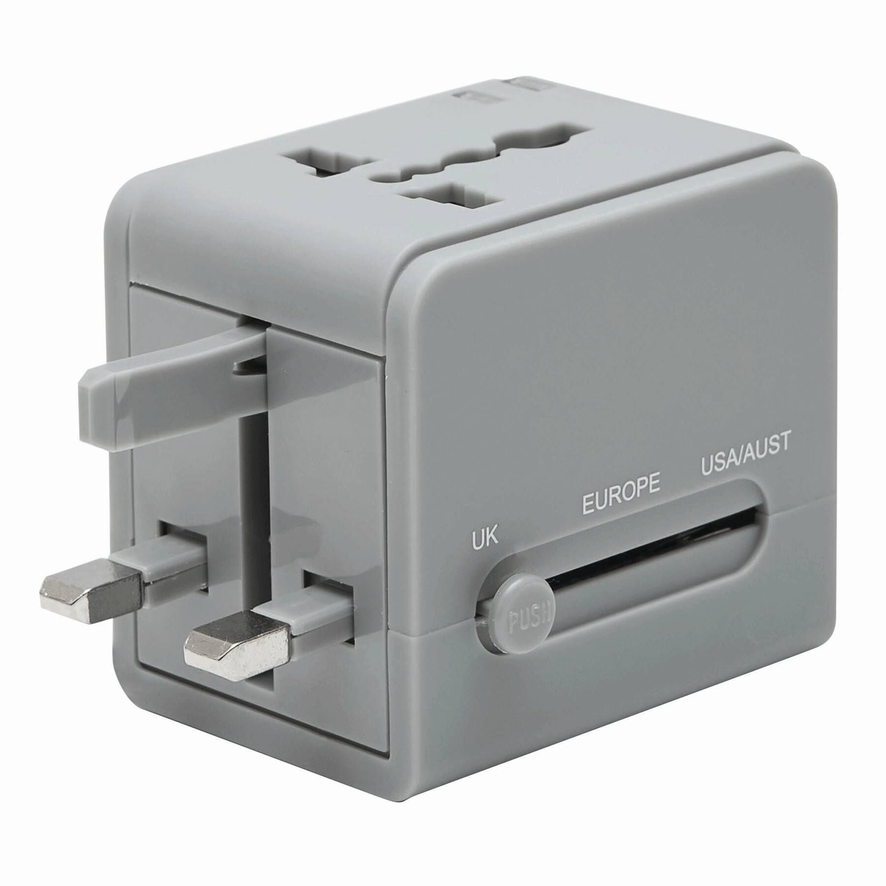 Reiseadapter TRAVEL MATE - grau-232