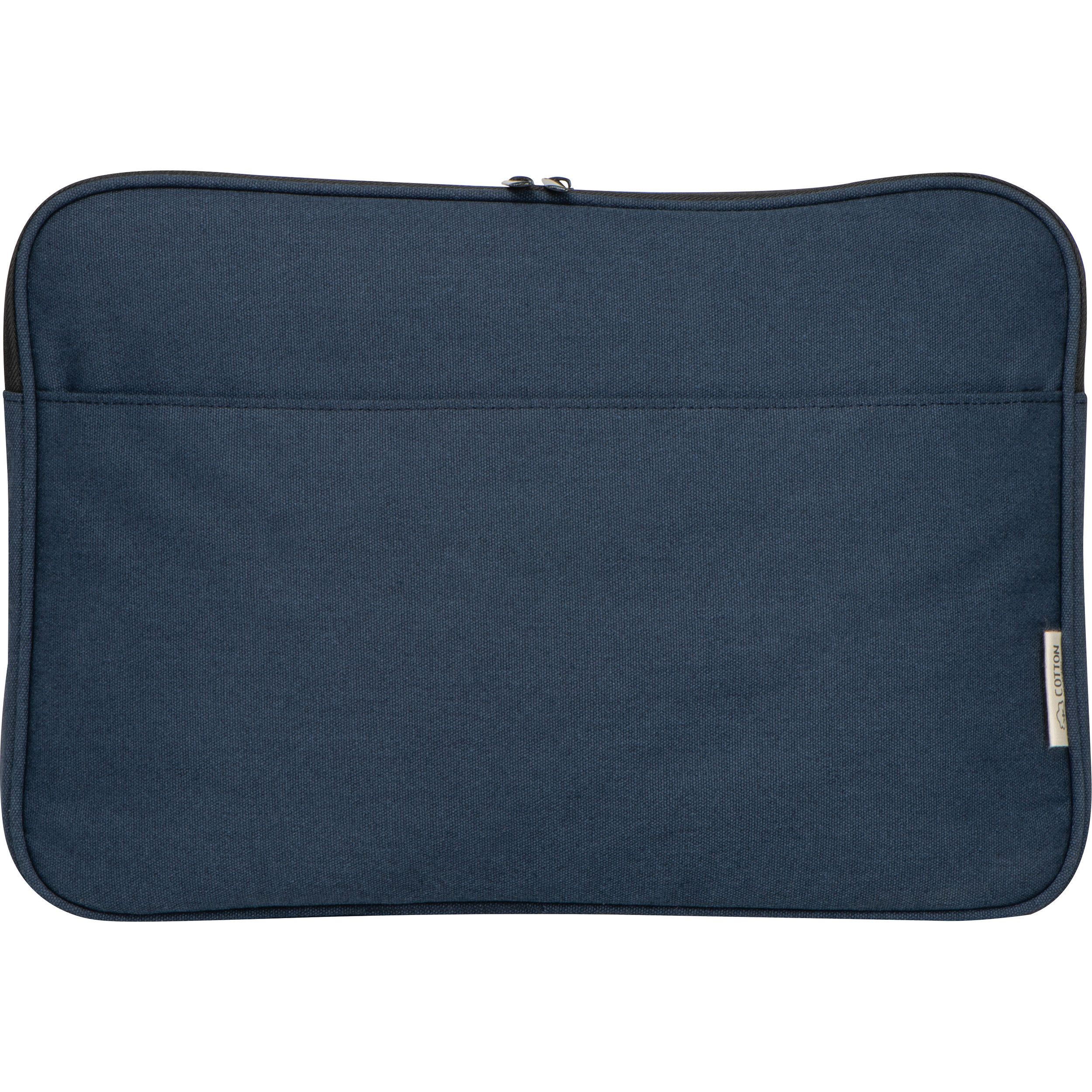 Laptoptasche aus recycelter Baumwolle - dunkelblau-186