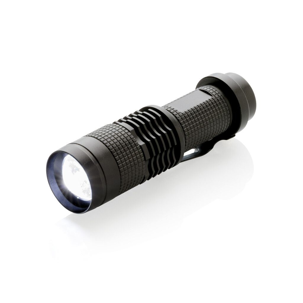 Kompakte 3W Cree Taschenlampe - schwarz-730