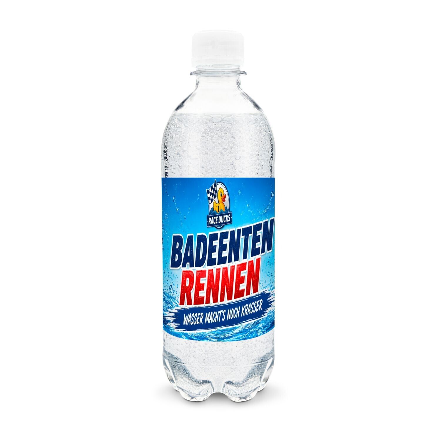 500 ml PromoWater - Mineralwasser mit Kohlensäure - Papier-Etikett-66