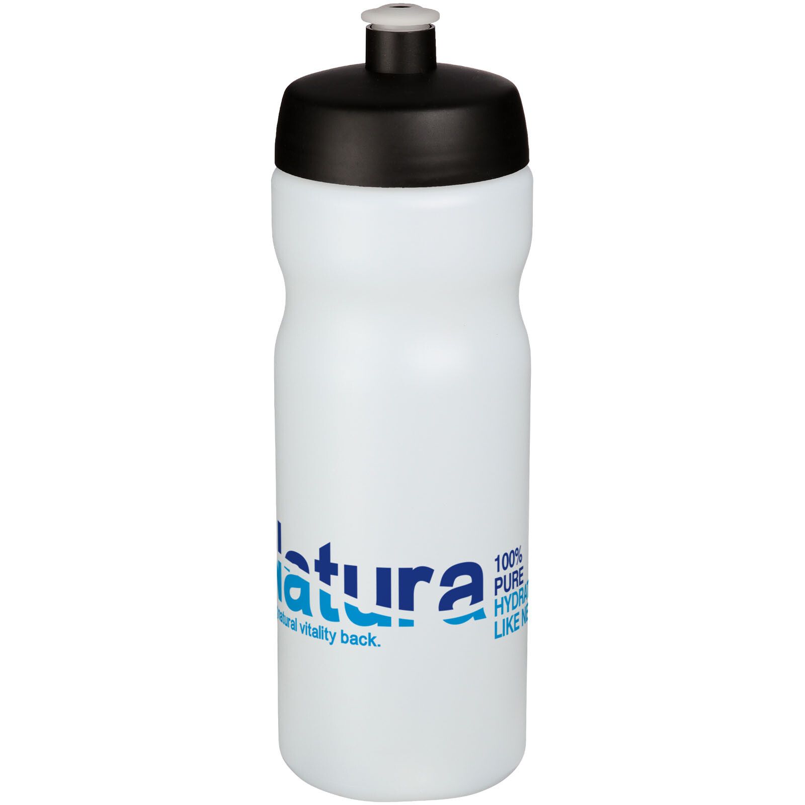 Baseline Plus 650 ml Sportflasche - transparent -  schwarz-61