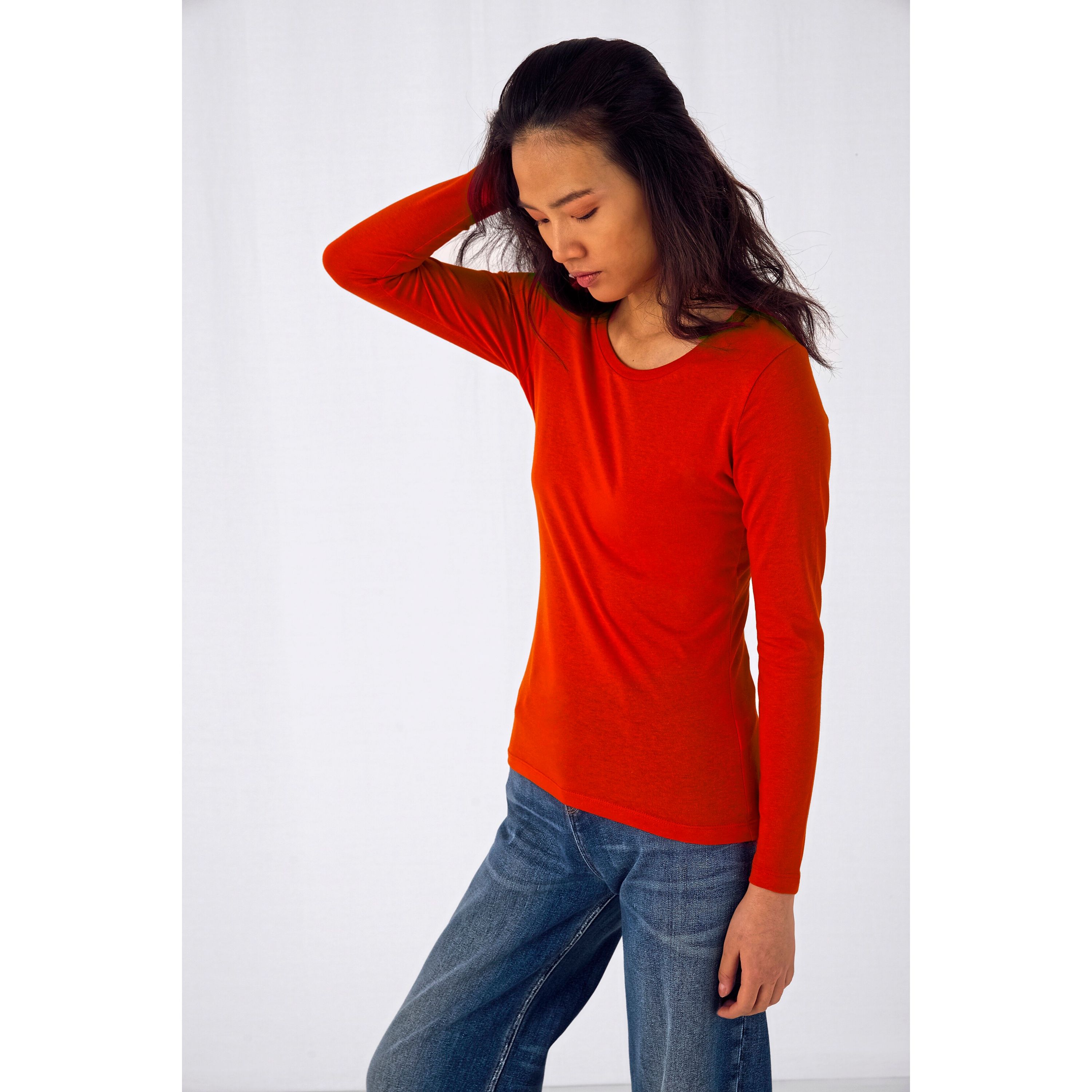Inspire Long Sleeve T /Women_° - sport grey heather - L-690