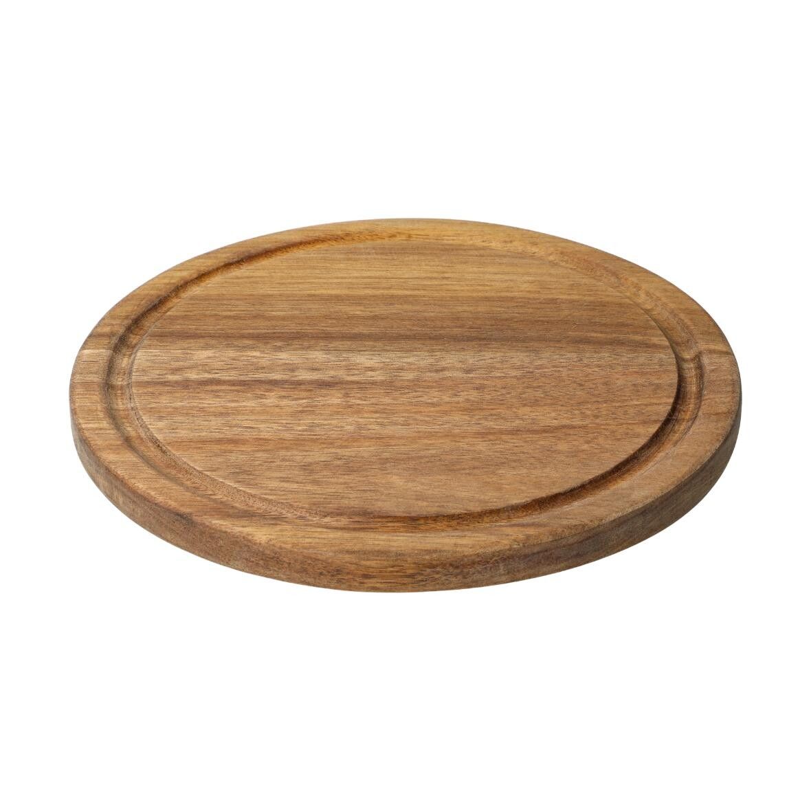 Schneidbrett Acacia rund - natur-28