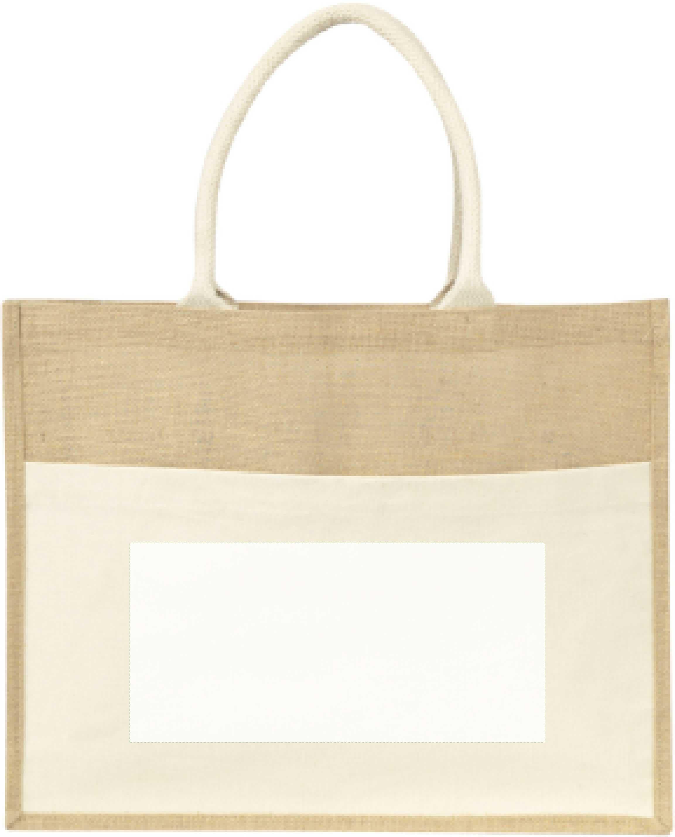 Veredelungsposition Tasche auf der Vorderseite