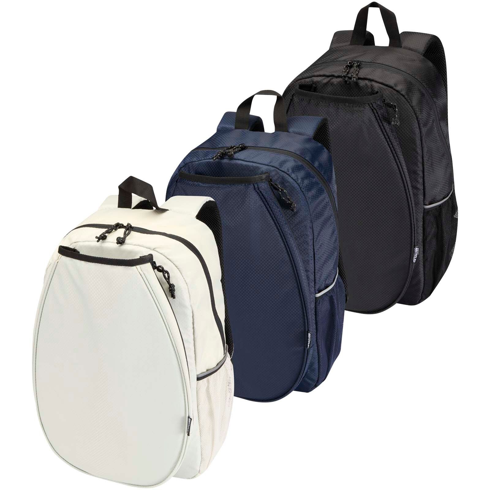 Varyon 15" GRS Padel-Rucksack aus recyceltem Material, 18 l - schwarz-513