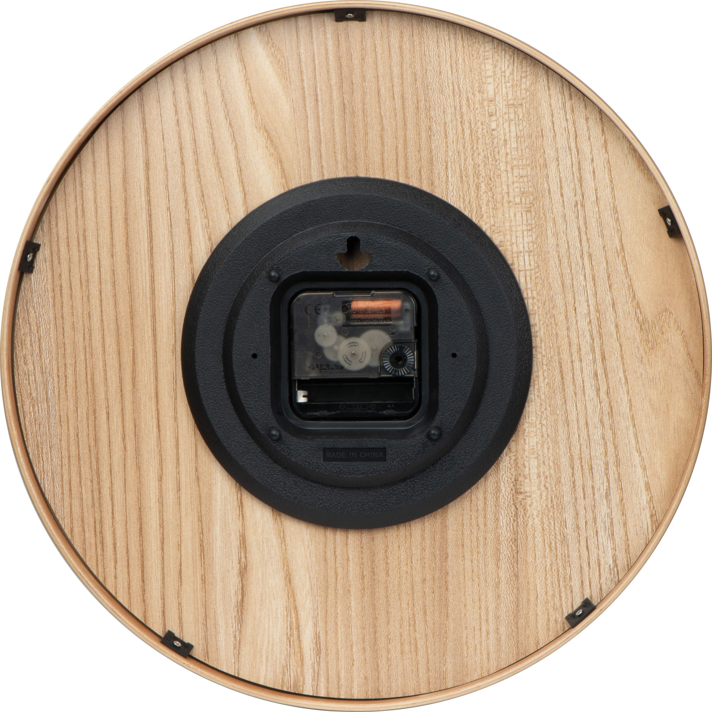 Wanduhr aus Holz - beige-542