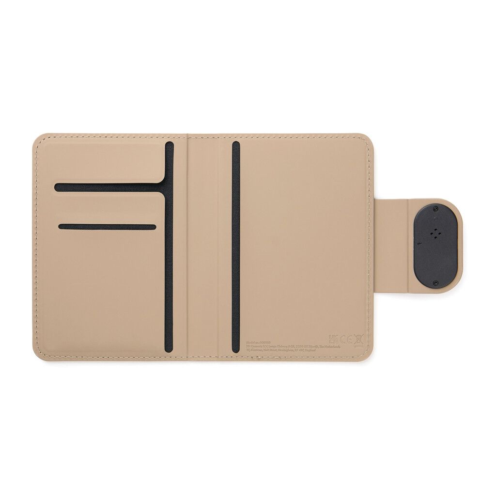 VINGA Baltimore RCS Passport Cover mit Dual-Finder - greige-702
