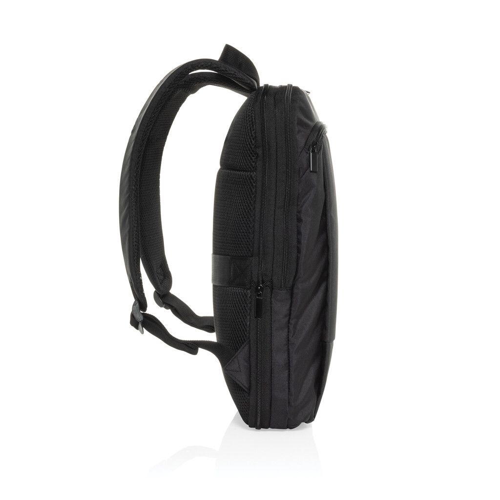 Flexpack Aware™ Expandable Slim RPET 15,6" Laptop-Rucksack - schwarz-414